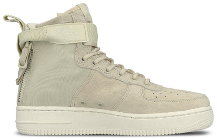 Кроссовки (WMNS) Nike SF Air Force 1 Mid 'Fossil', белый — фото 2