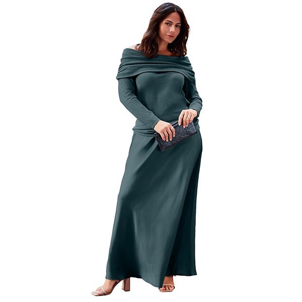 

Женская юбка-макси plus size Avenue, Mystic Pine