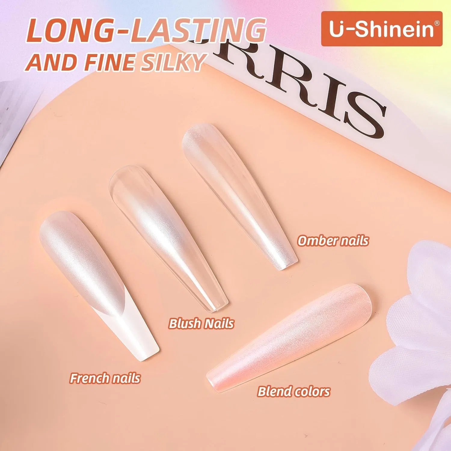Гель для градиентного окрашивания ногтей Ombre Nails Aura Nails, 16 U-Shinein, 16 — фото 2