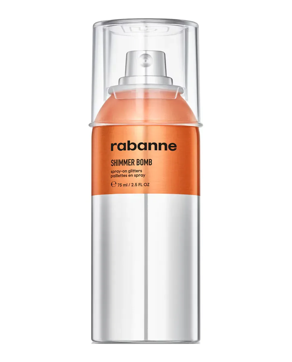 Спрей-дымка для лица и тела с эффектом сияния Shimmer Bomb Spray 75 мл Rabanne, Copper Doré