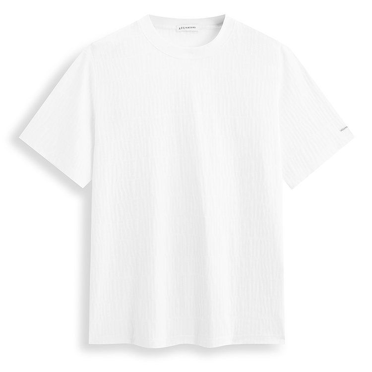 

PEACEBIRD MEN Футболка мужская Mist White 1 с круглым вырезом