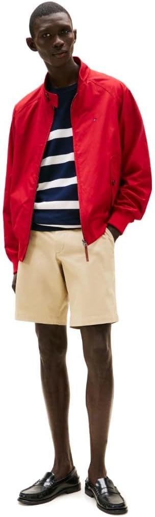 Мужские повседневные хлопковые шорты Tommy Hilfiger длиной 9 дюймов с эластичным ремешком, также доступны в размерах для больших и высоких женщин., Sandalwood — фото 3