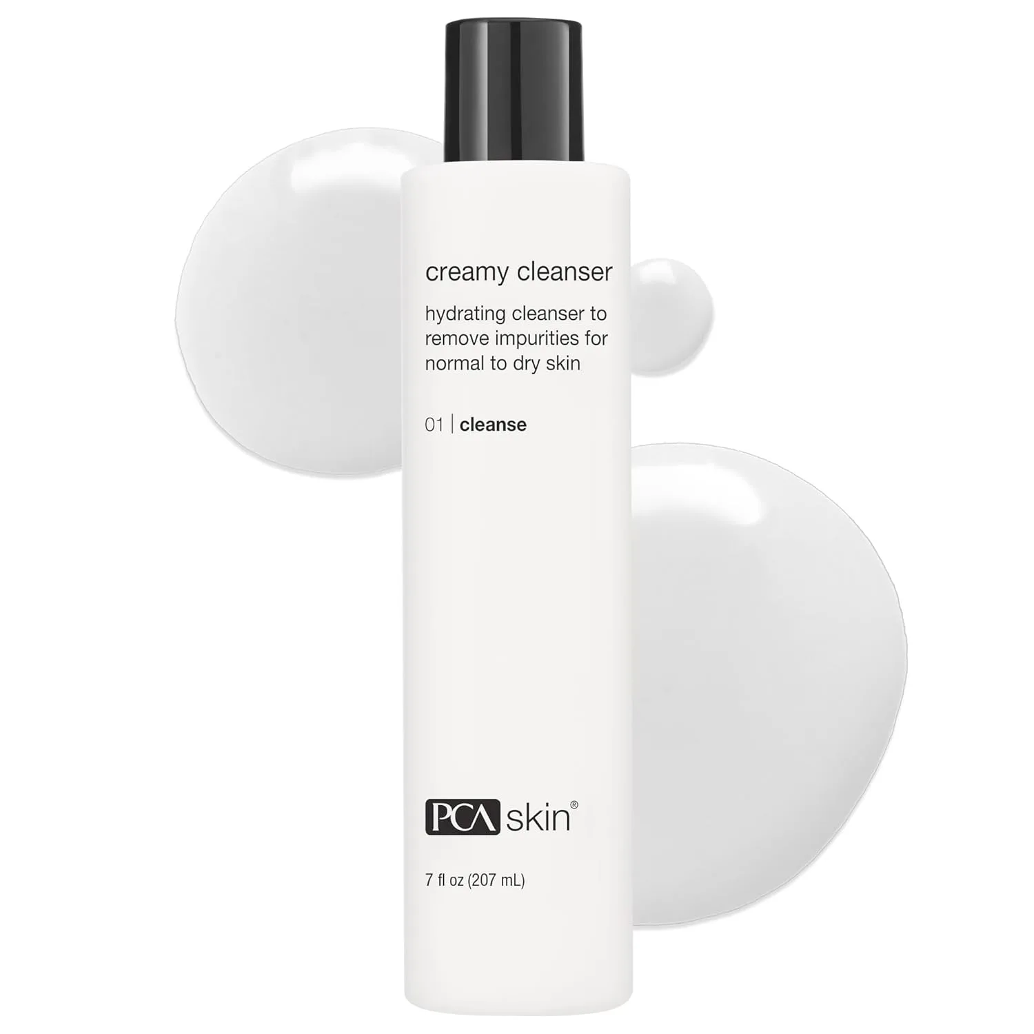 PCA SKIN Creamy Moisturizing Face Cleanser, нежный ежедневный гель для умывания для сухой и чувствительной кожи, 207 мл