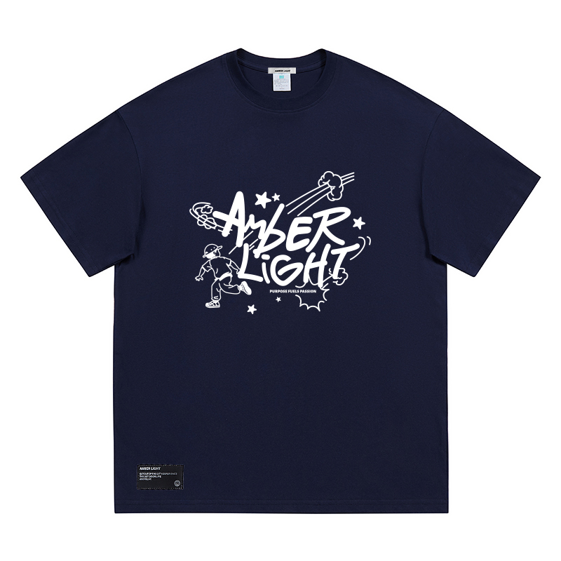 

Футболка унисекс AMBER LIGHT, синий