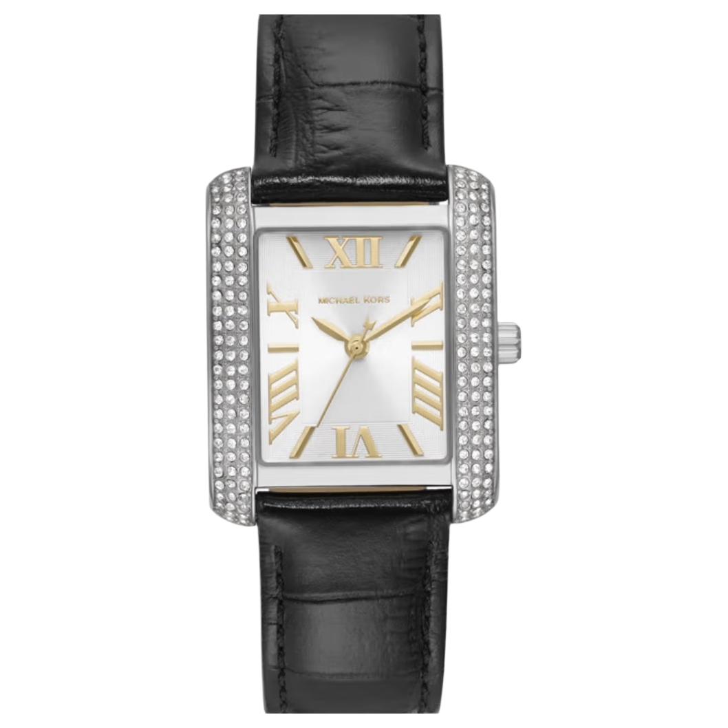 

MICHAEL KORS Наручные часы кварцевый механизм кожаный ремешок 33 мм белый циферблат женские часы