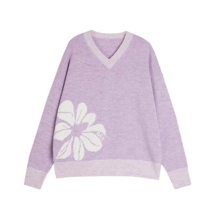 

Свитер Women's V-образный вырез Moderate Others ELLE, фиолетовый