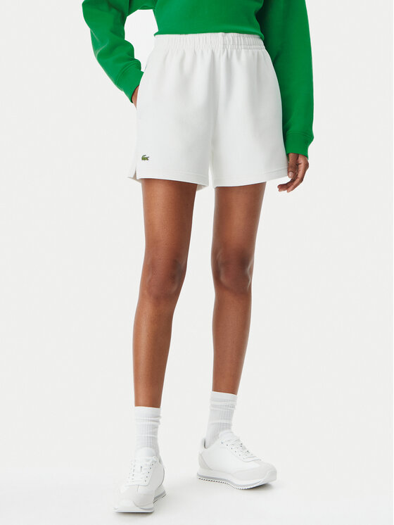 

Спортивные шорты обычного кроя Lacoste, белый