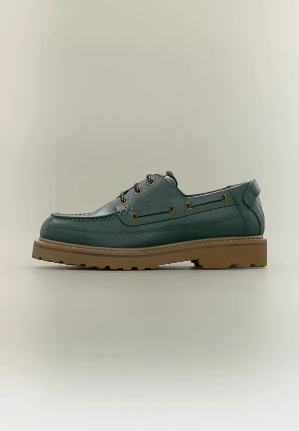 Архивные кожаные туфли с шипами, лодочные туфли Tommy Jeans, Shadow Pine