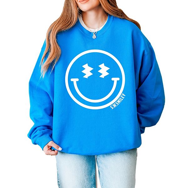 

Футболка Sweatshirt SWSmiley с принтом в виде молнии и смайлика Simply Sage Market, Sapphire, Зеленый, Футболка Sweatshirt SWSmiley с принтом в виде молнии и смайлика Simply Sage Market, Sapphire