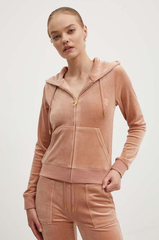 

Бархатный свитшот ROBERTSON GOLD Juicy Couture, бежевый