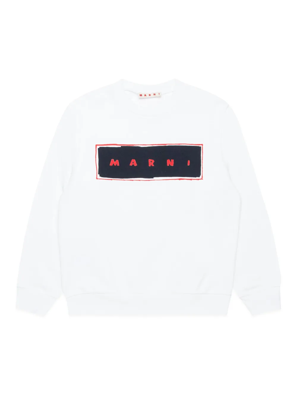 

Толстовка с логотипом Marni Kids, белый