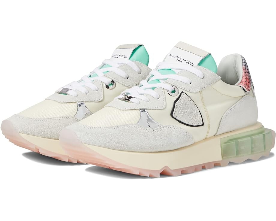 

Кроссовки Philippe Model La Rue Sneaker, цвет Mondial Animalier/Blanc Eau