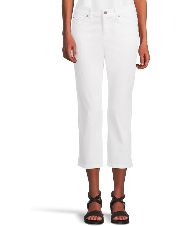 

Джинсы Eileen Fisher Straight Cropped Jeans, белый