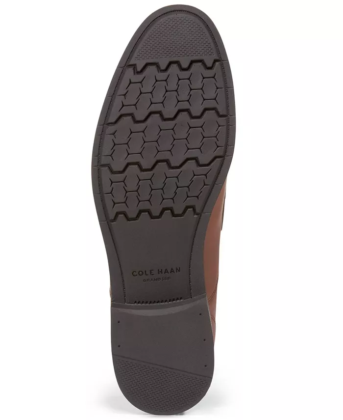 Мужские лоферы Newmark Grand Penny с круглым носком Cole Haan, коричневый — фото 4