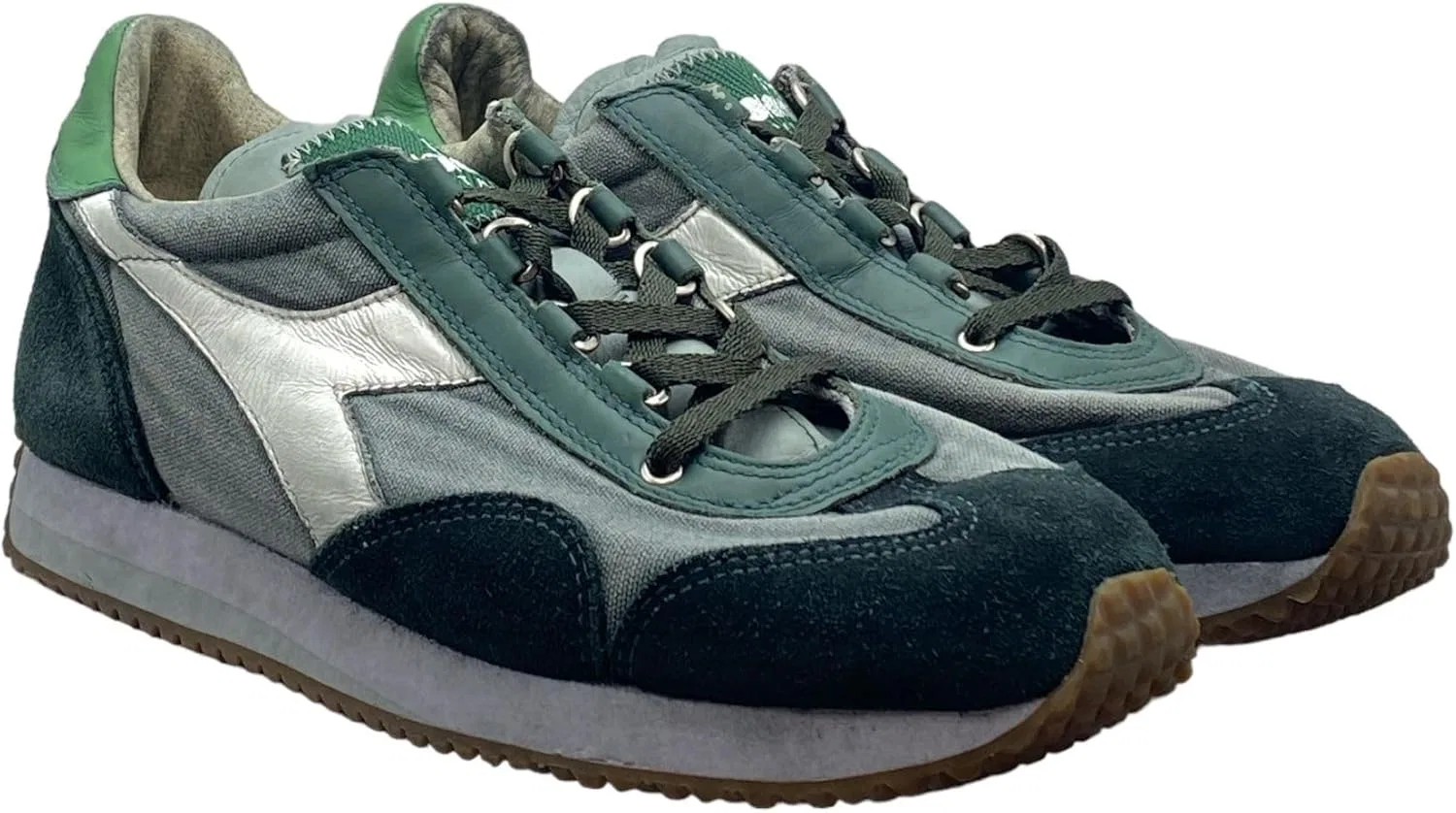Кроссовки Diadora Equipe H Dirty Stone Wash Evo, 75039 Glacier Gray diadora heritage, Slate Grey — фото 4