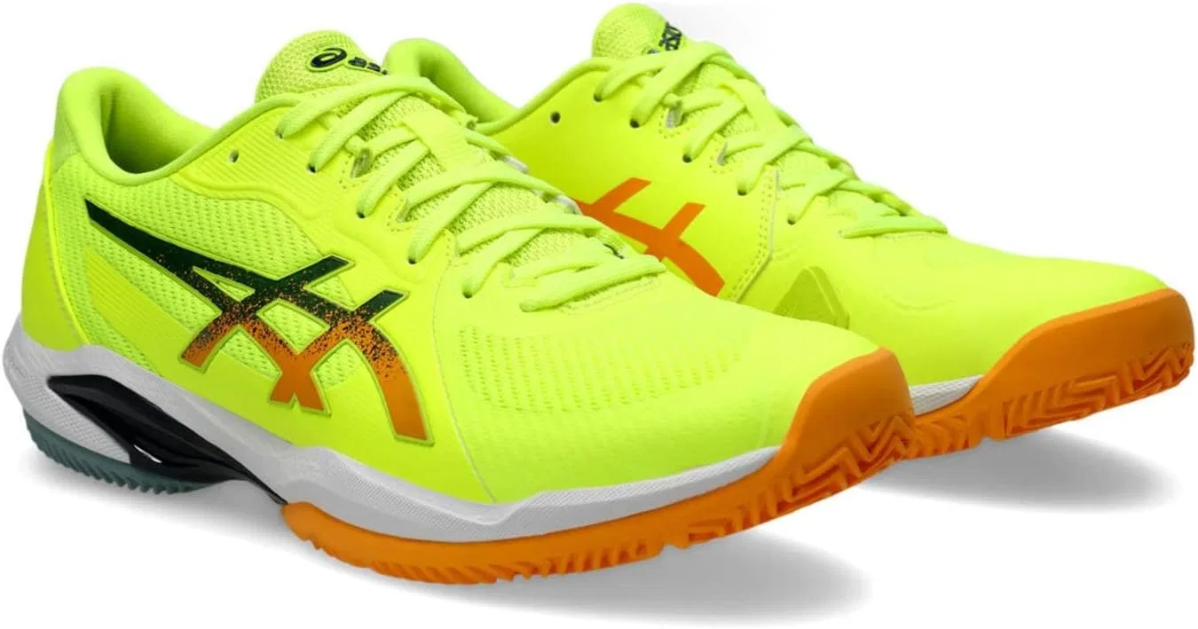 Мужские кроссовки для падела ASICS Solution Swift FF 2, Safety Yellow Stadium Orange — фото 4