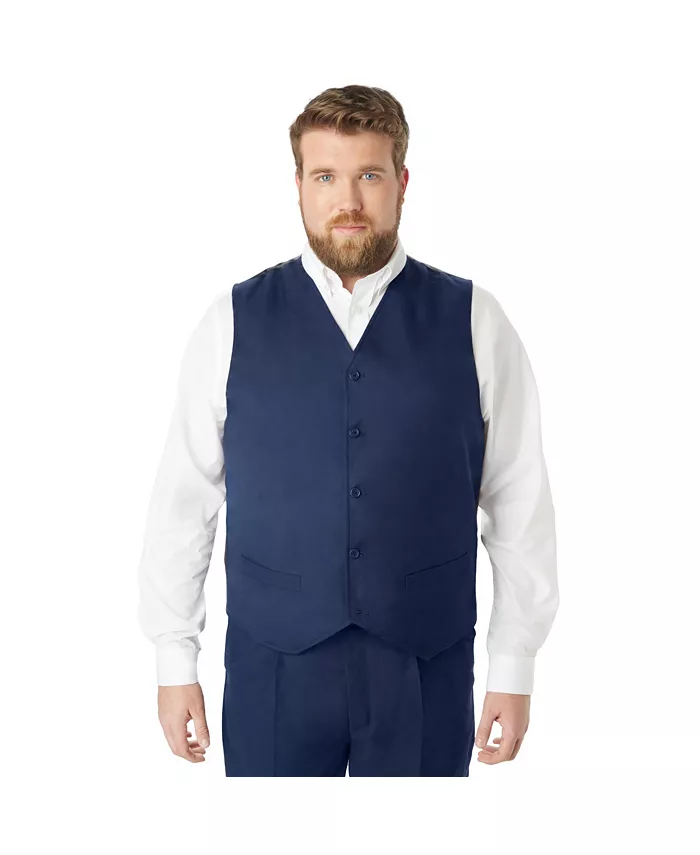 

Жилет костюмный Big & Tall KS Signature Collection Easy Movement на 5 пуговиц KingSize, синий