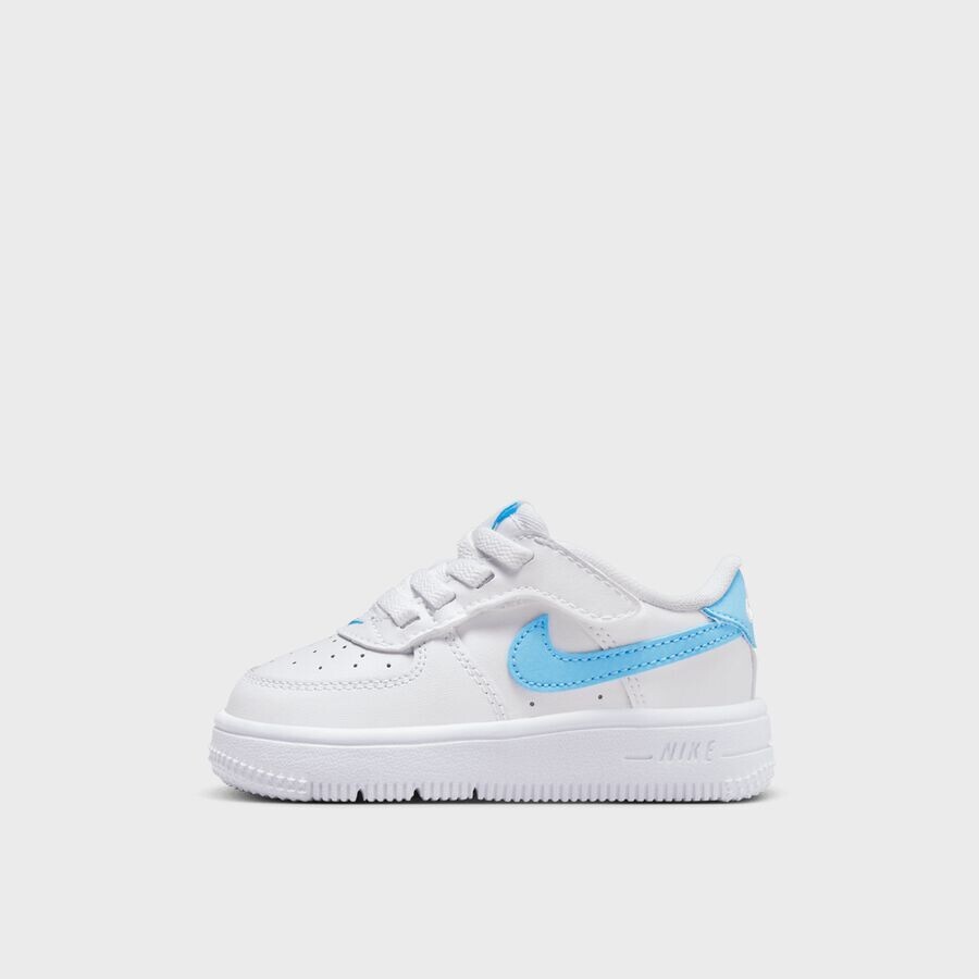 

Кроссовки Force 1 Low Easy On (TD) NIKE, цвет white/aquarius blue/white