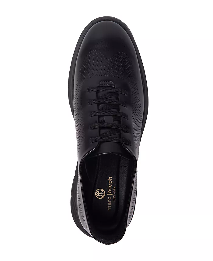 Мужские оксфорды Gold Street Hands-Free Slip On Technology из легкой кожи Marc Joseph New York, черный — фото 2