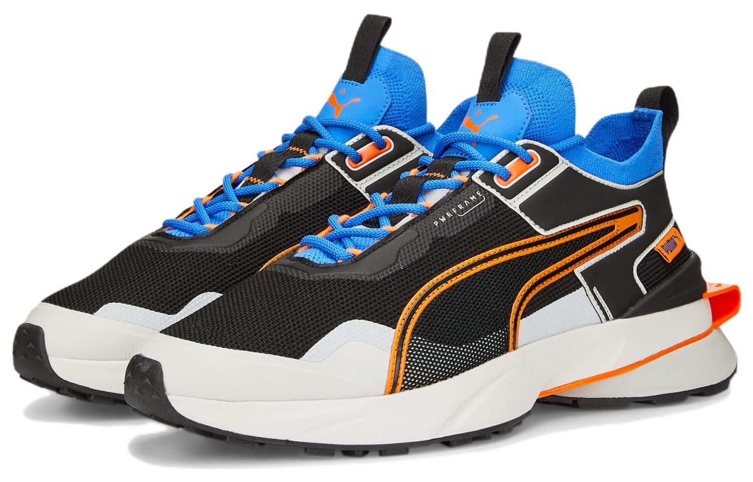 

Кроссовки серии Pwrframe Lifestyle унисекс с низким верхом, синие/черные/оранжевые Puma, Черный, Кроссовки серии Pwrframe Lifestyle унисекс с низким верхом, синие/черные/оранжевые Puma