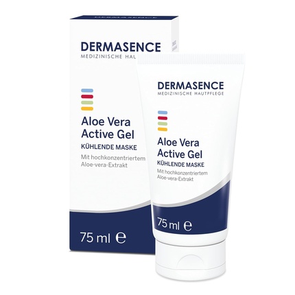 

DERMASENCE Aloe Vera Active Gel 75 мл Увлажняющая и успокаивающая маска для лица, шеи и декольте - Идеальный уход после загара