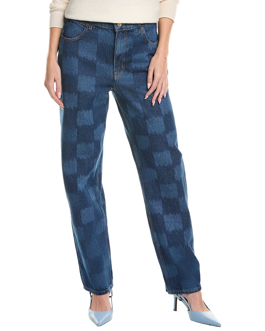 

Джинсы Marimekko Indigo Jakal Barrel Jean Marimekko, синий