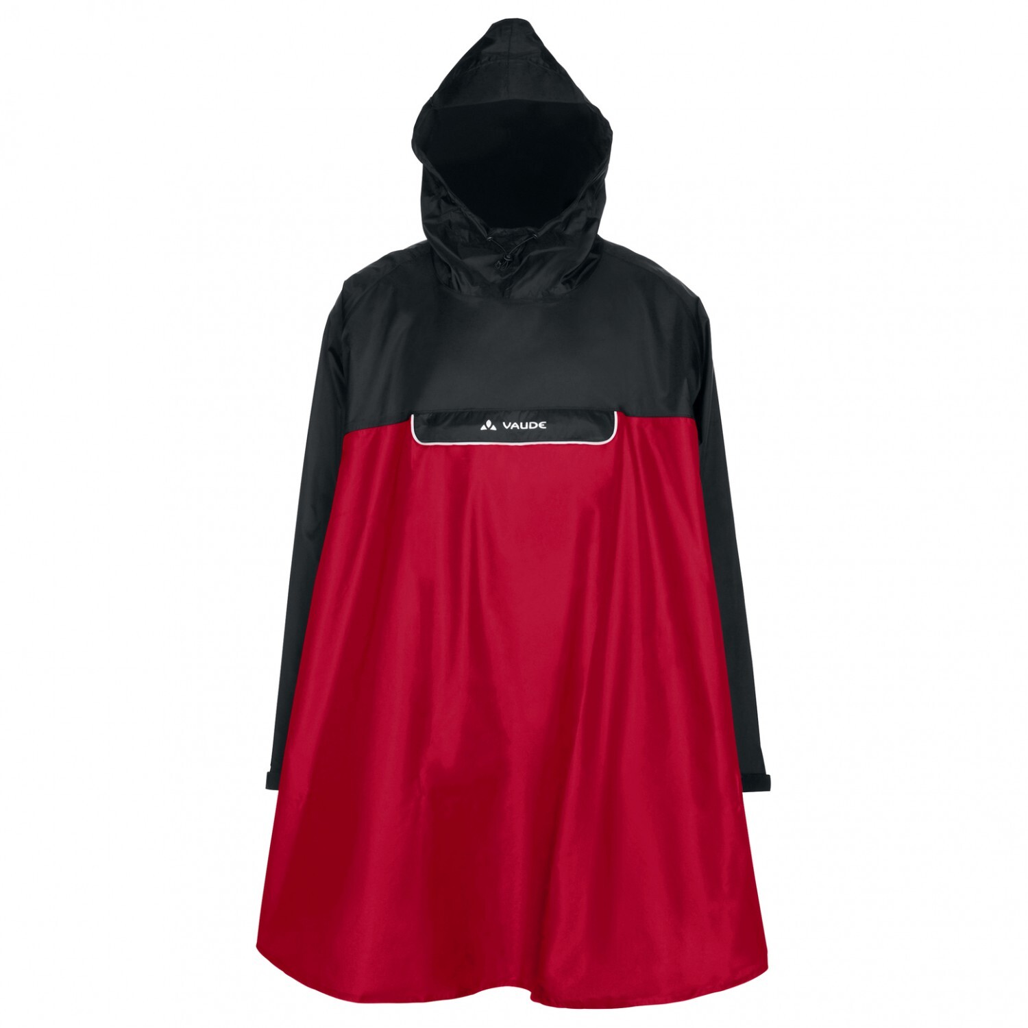 

Жесткая куртка Vaude Valero Poncho, цвет Indian Red