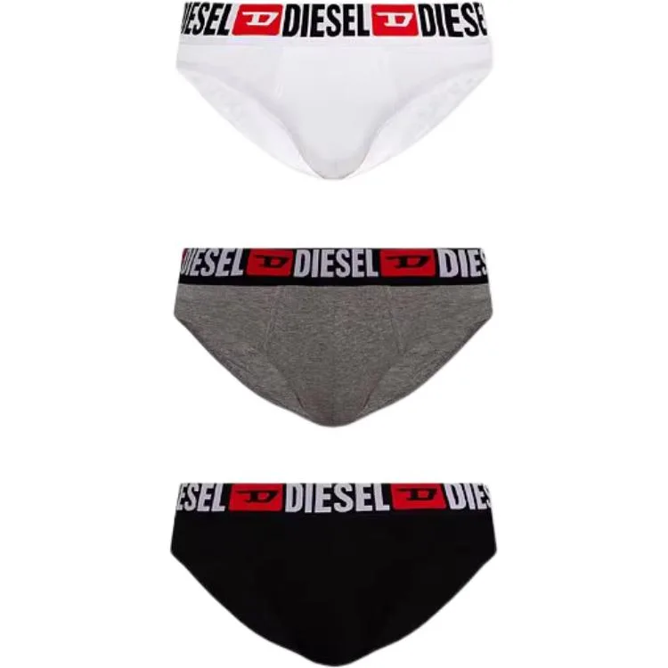 Трусы-стринги UFST-Stars (набор из 3 шт) DIESEL, 3-Pack (White+Gray+Black)