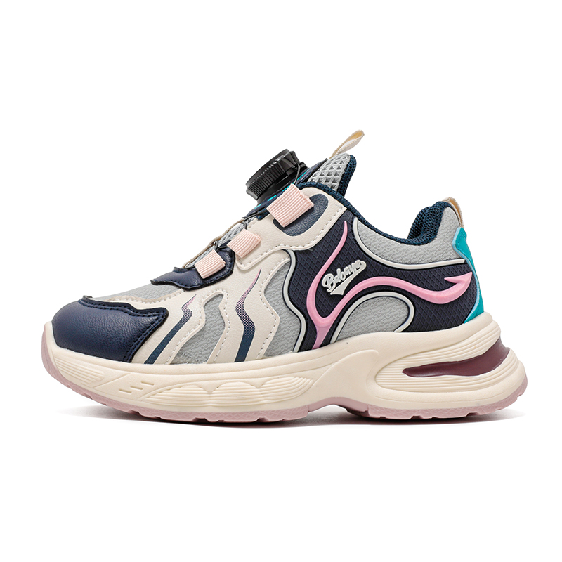 

Детские кроссовки для бега Low top Abrasion Resistant Babaya, синий розовый