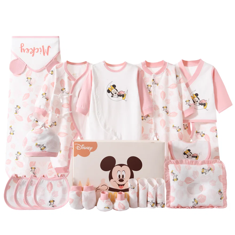 Детский подарочный набор Mickey Mouse всесезонный розовый 23 предмета Disney