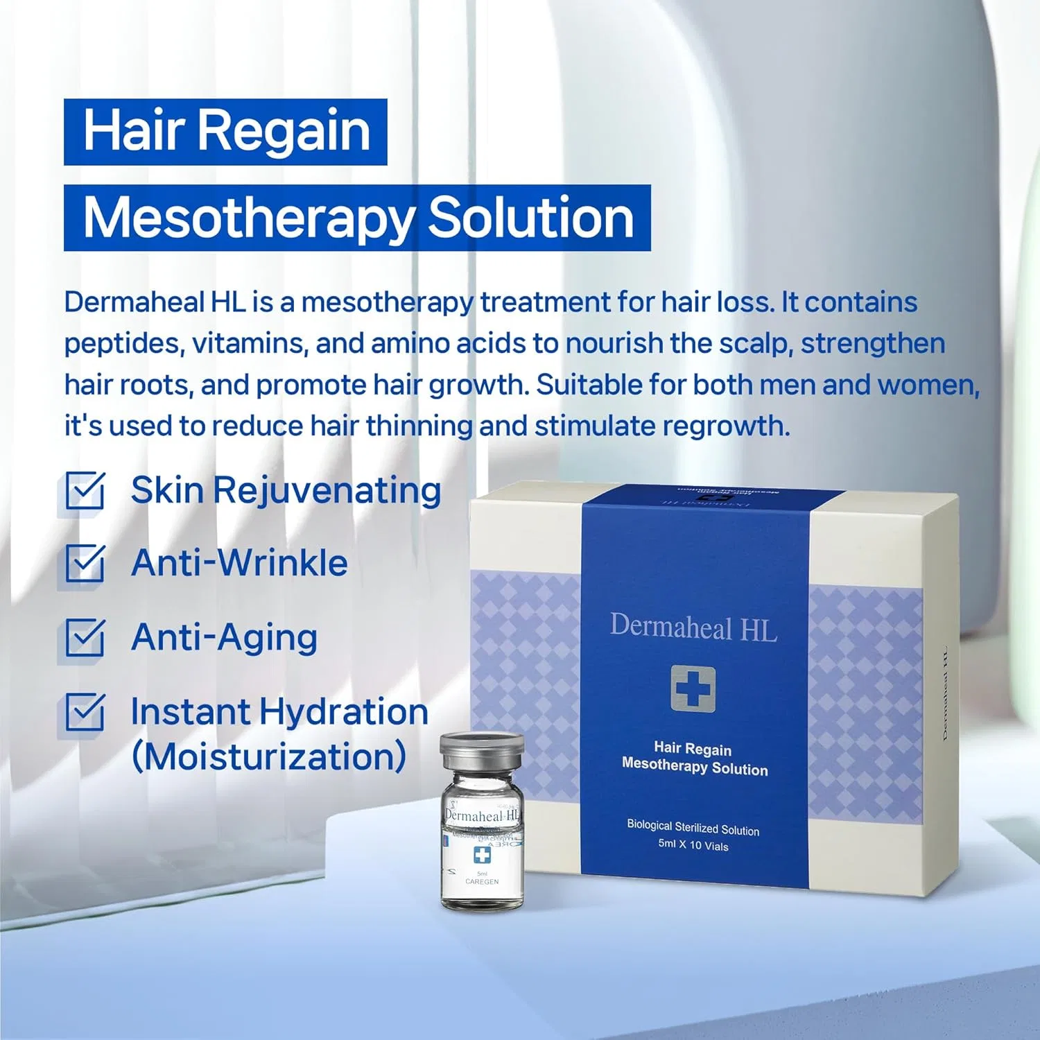 Биологический стерилизованный раствор Dermaheal HL Dermaheal — фото 2