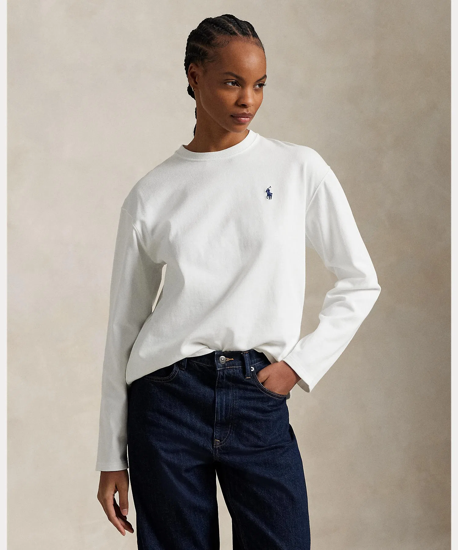 Женская футболка POLO RALPH LAUREN с длинным рукавом