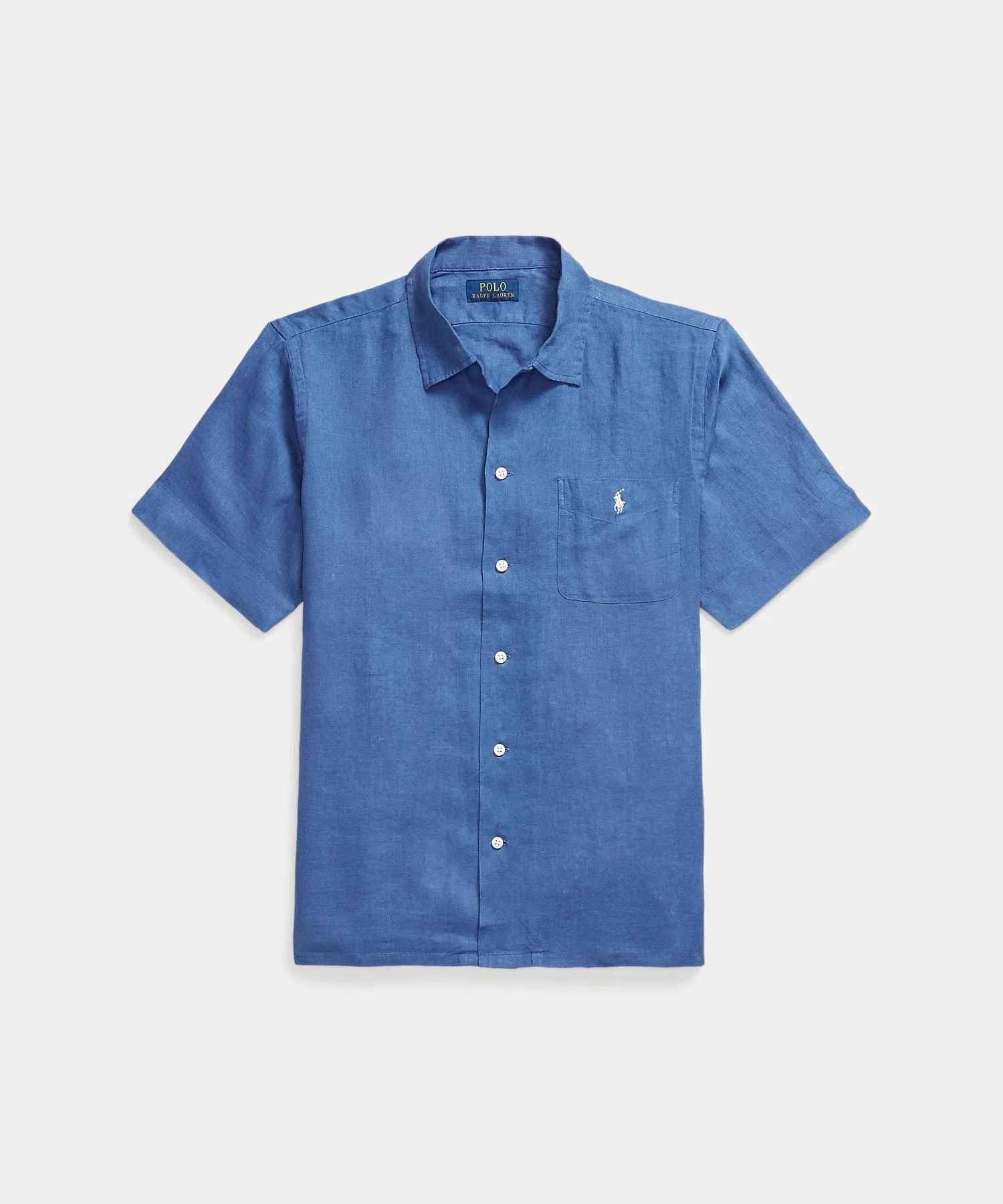 Мужская рубашка POLO RALPH LAUREN Классическая с коротким рукавом — фото 4