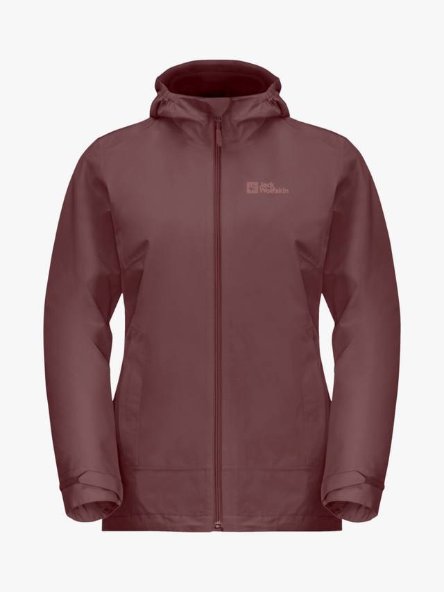 

Походная куртка moonrise 3-в-1 с капюшоном Jack Wolfskin, цвет Red Ochre