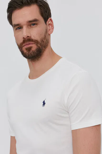 Футболка из хлопка Polo Ralph Lauren, бежевый — фото 4
