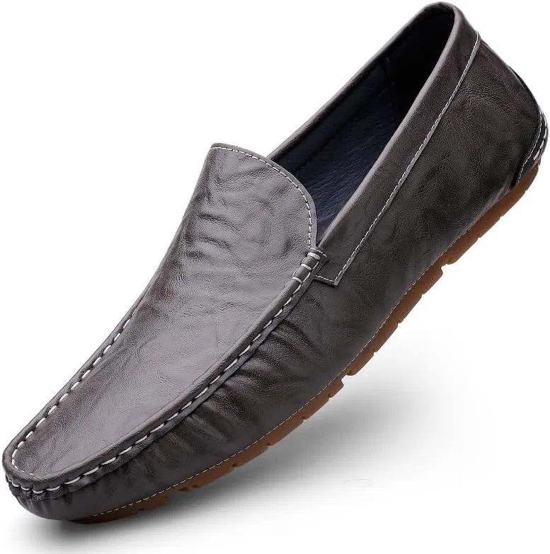 Лоферы из ПУ-кожи, Mens, Grey PUGHGAETZF