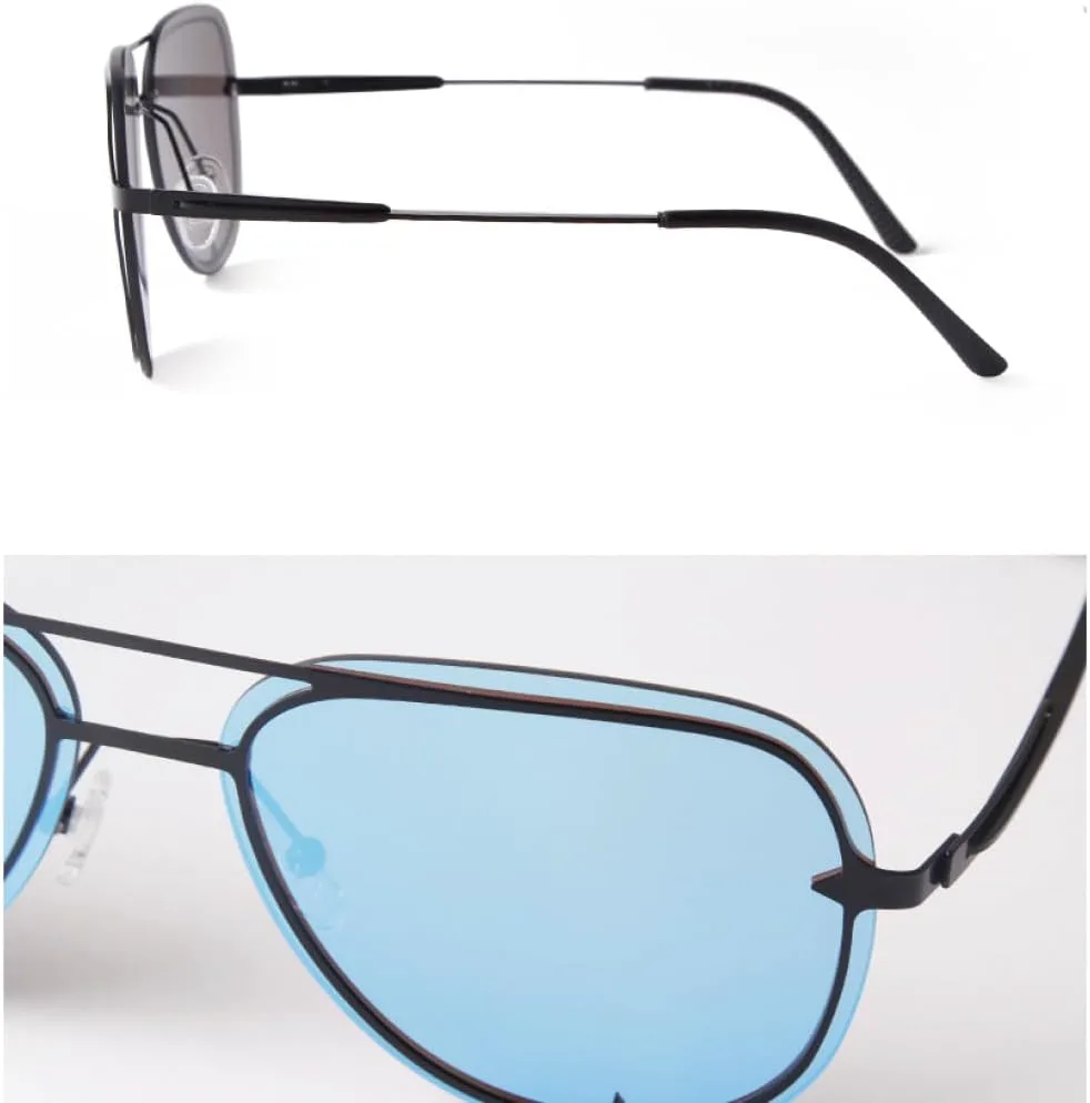 

Ретро-классические солнцезащитные очки с двойной перемычкой для мужчин и женщин, винтажные, модные, с зеркальными линзами, увеличенного размера generic, C2