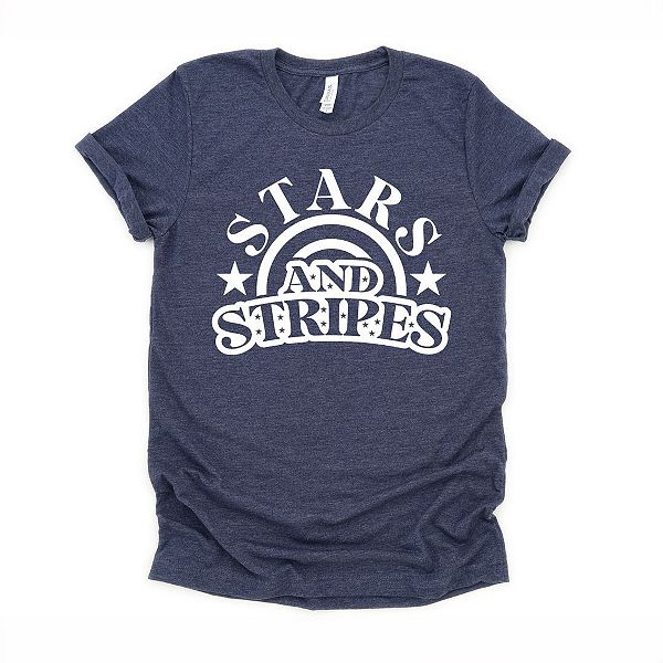 

Футболка с принтом Stars and Stripes и коротким рукавом Simply Sage Market, True Navy