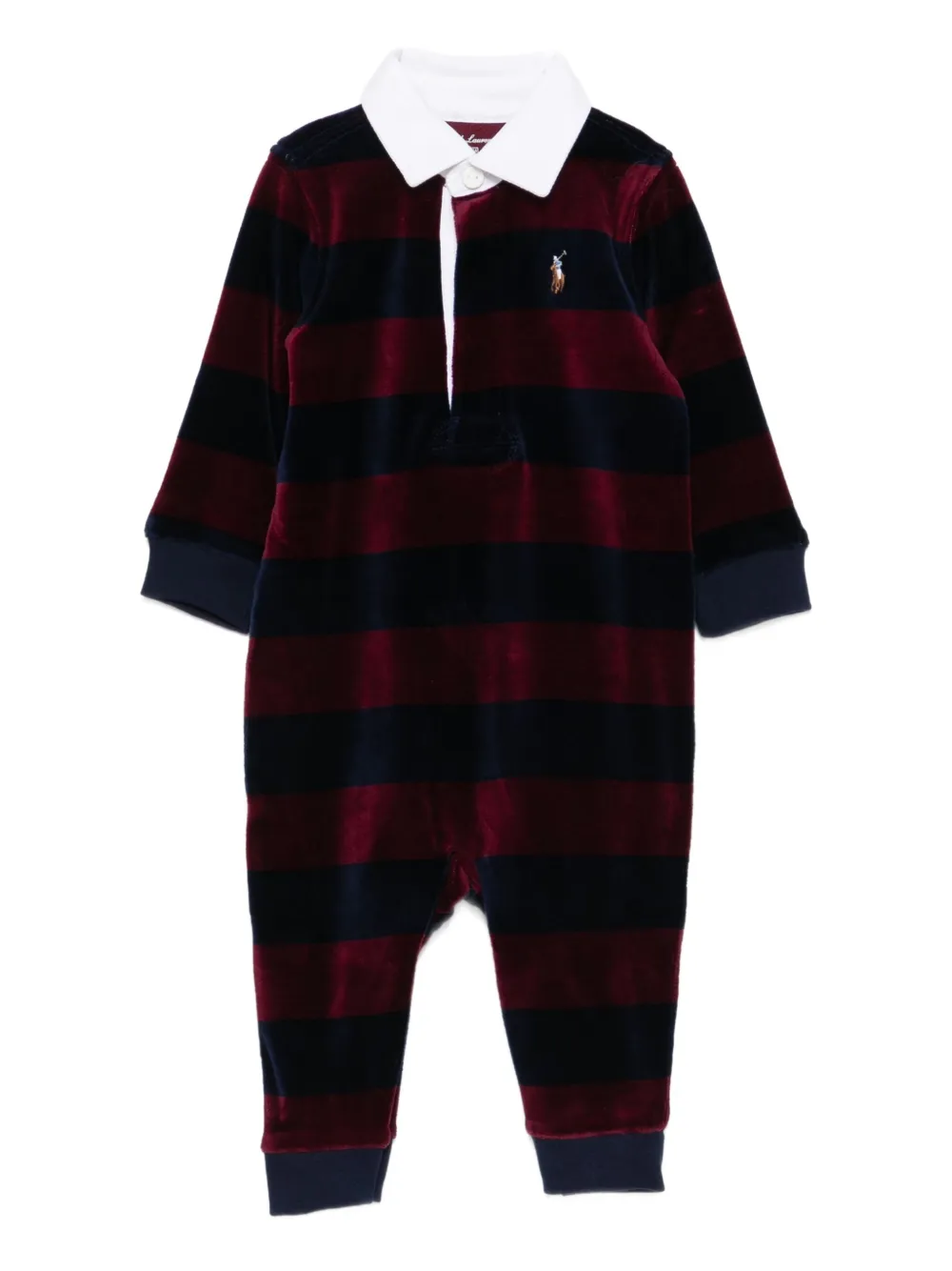 

Ромпер в полоску Polo Ralph Lauren Kids, красный