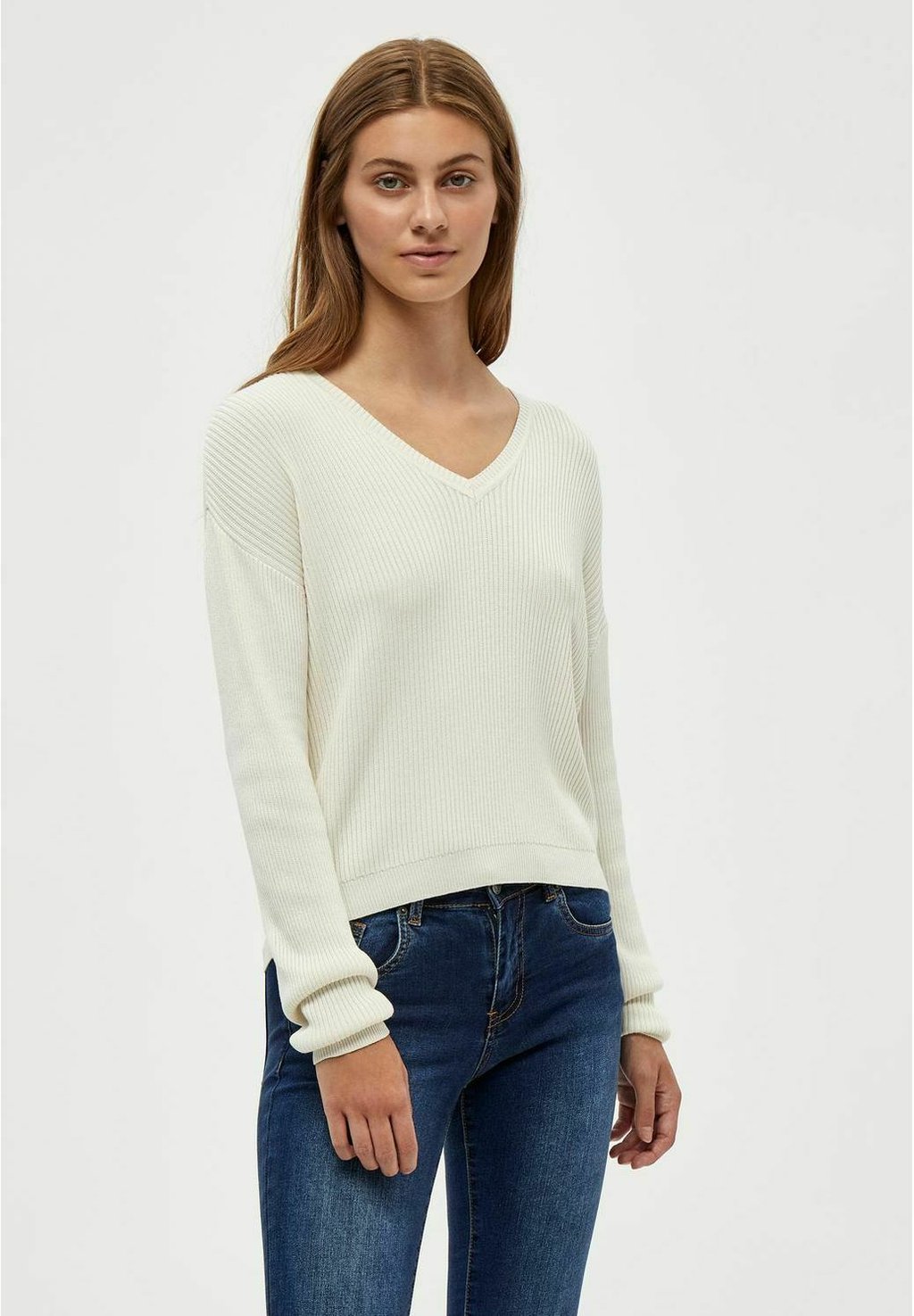 

Джемпер DEGEISHA RIB V-PULLOVER Desires, белый