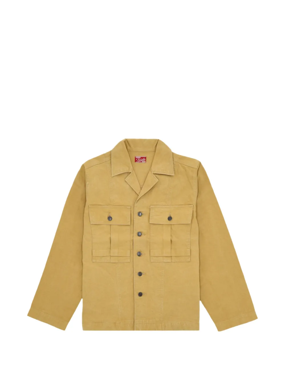 

Рубашка с накладными карманами на пуговицах Fortela, бежевый