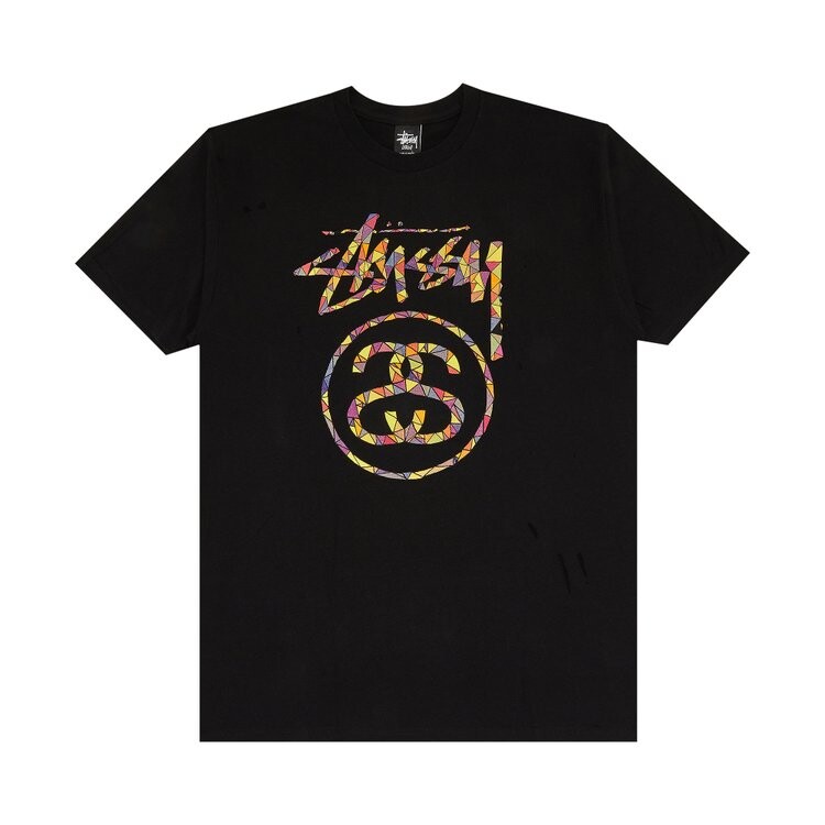

Футболка Stussy Glass Link 'Black', черный