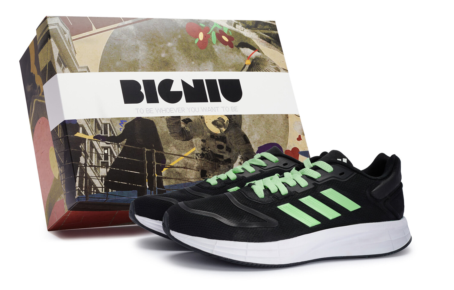 

Кроссовки женские DURAMO LITE 2.0 с низким верхом, зеленые Adidas