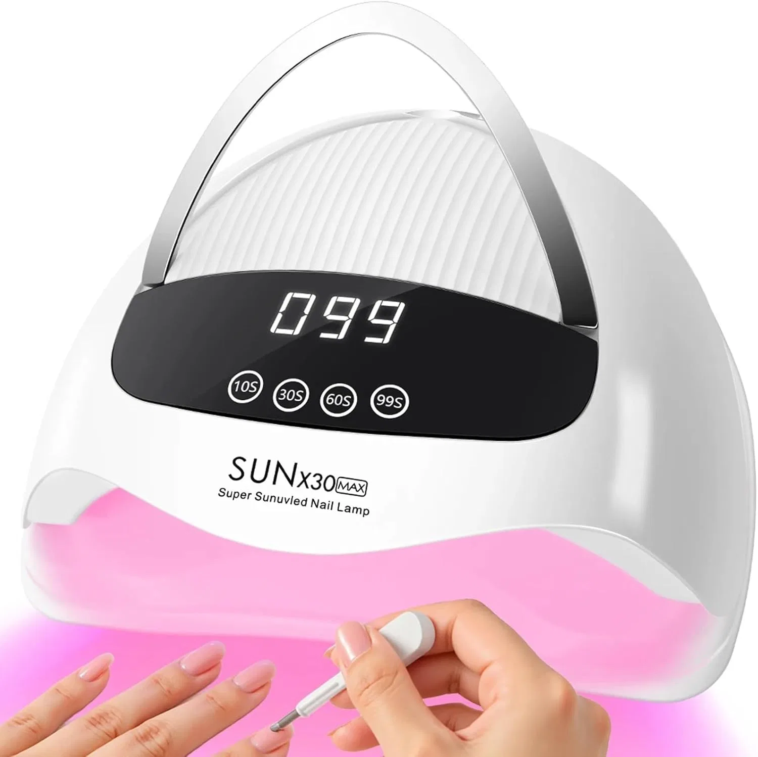 UV LED лампа для гель-лака 380 Вт с 90 светодиодами и сенсорным экраном Mainpi