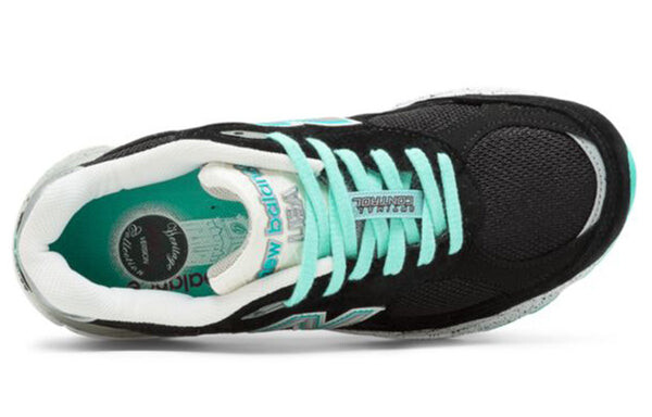 Кроссовки 990 New Balance, зеленый — фото 3