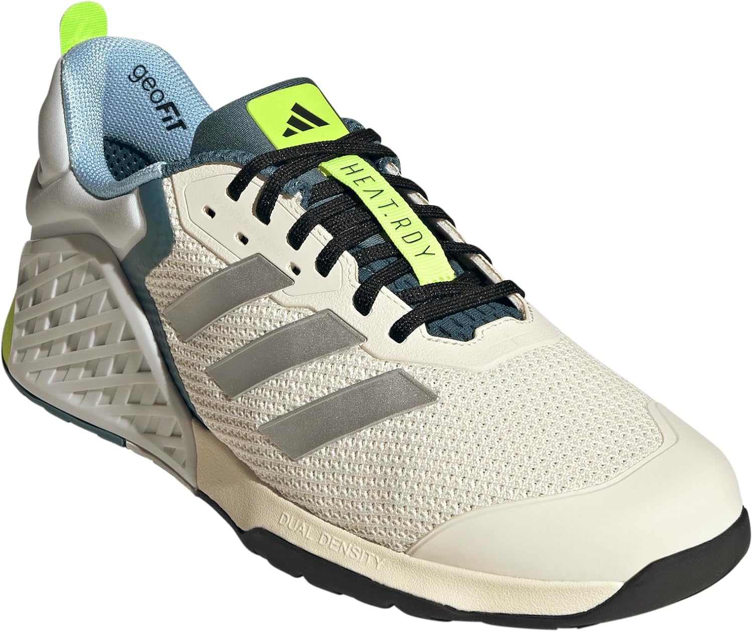 Кроссовки Adidas Unisex-Adult Dropset 3, белый/бирюзовый — фото 2