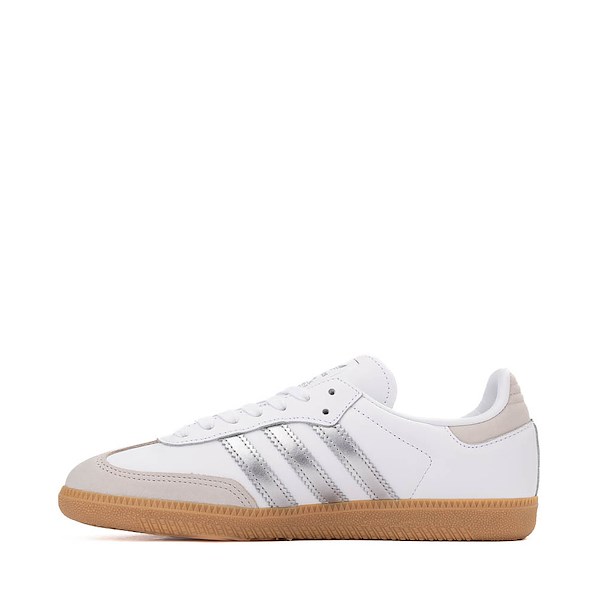 Кроссовки Womens adidas Samba OG Athletic Shoe, цвет White/Silver/Gum