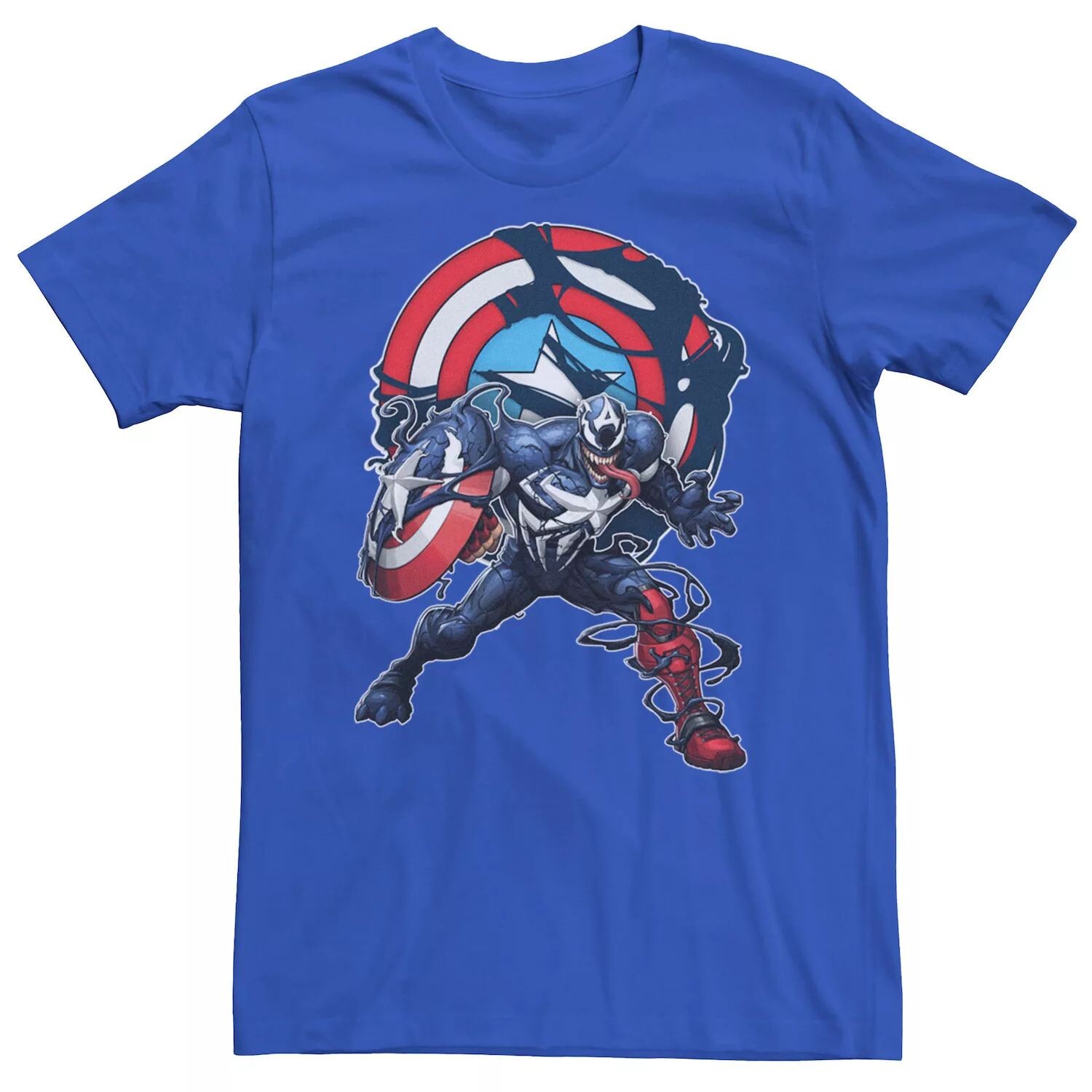 

Мужская футболка с логотипом Marvel Captain Venom Portrait Licensed Character