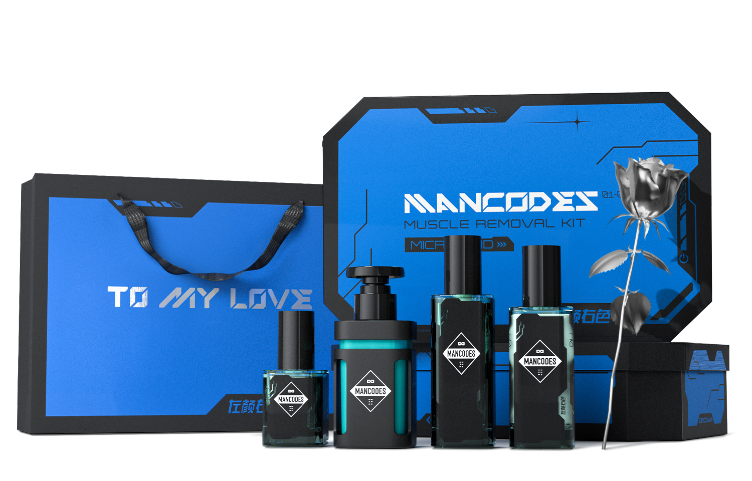 Наборы для ухода за кожей для мужчин MANCOES, Skincare 5-piece set [Sweet Crit] — фото 2