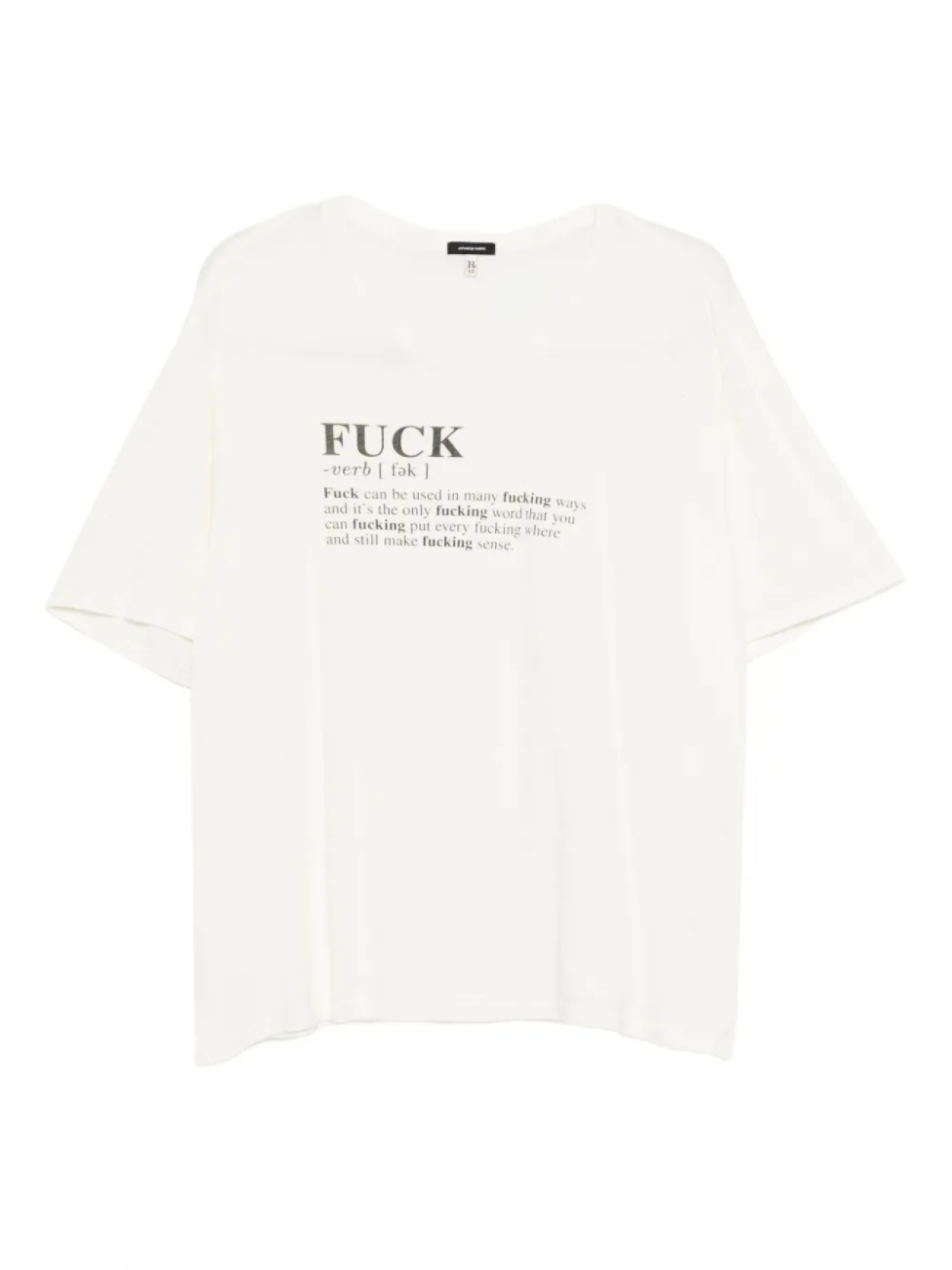 

Футболка с принтом R13 definition, нейтральный